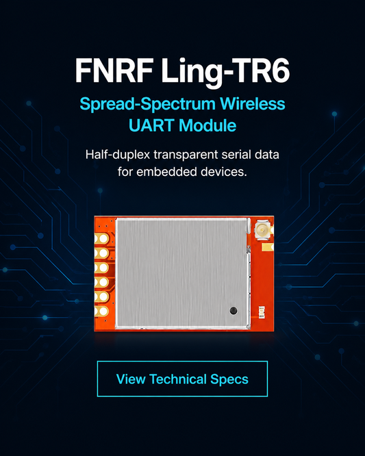 Ling-TR6 433 MHz Spread-Spectrum Wireless UART Module